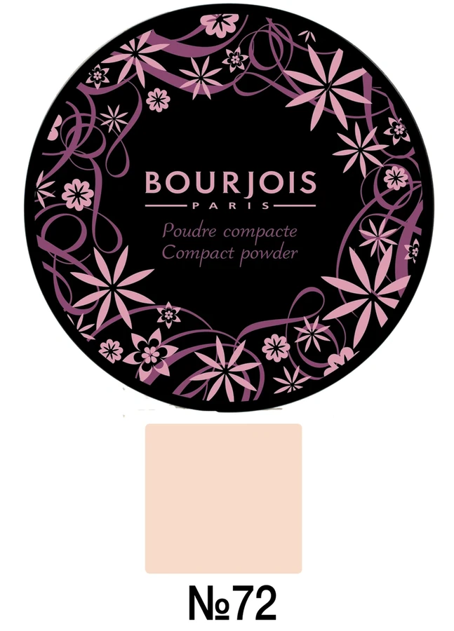 Пудра компактна, бежево-рожева Bourjois Poudre Compacte №72 9,5 г