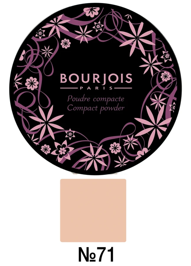 Пудра компактна, світлий беж Bourjois Poudre Compacte №71 9,5 г