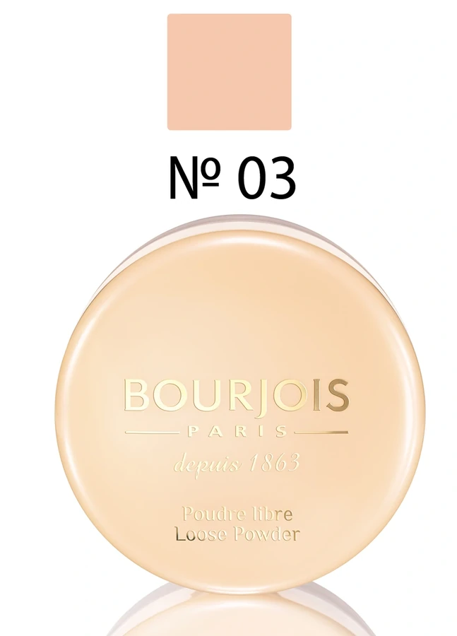 Пудра розсипчаста, світла засмага Bourjois Poudre Libre №03 32 г
