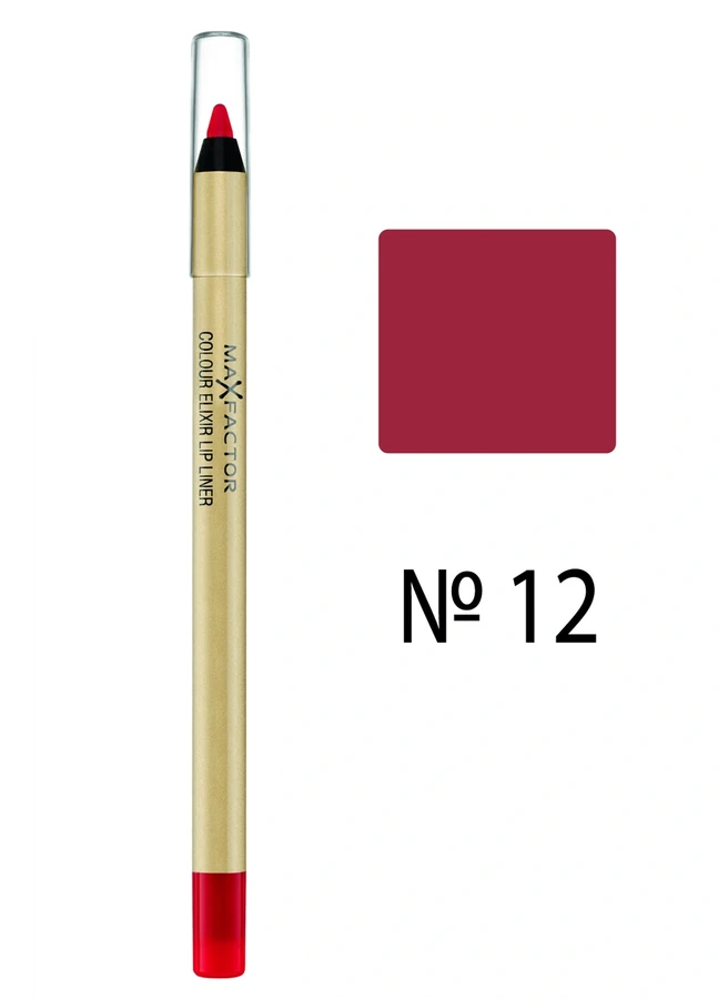 Олівець для губ, червоно-бордовий Max Factor Colour Elixir №12 1,2г