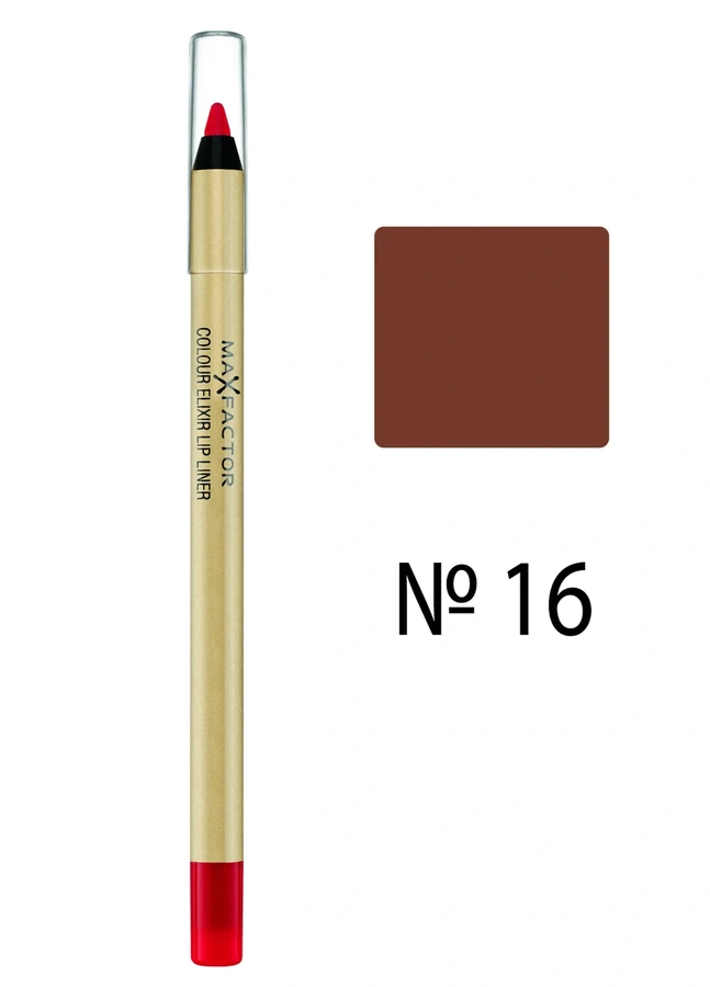 Олівець для губ, темно-коричневий Max Factor Colour Elixir №16 1,2г