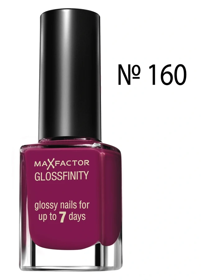 Лак Max Factor Glossfinity №160 світло-сливовий, емаль 11 г
