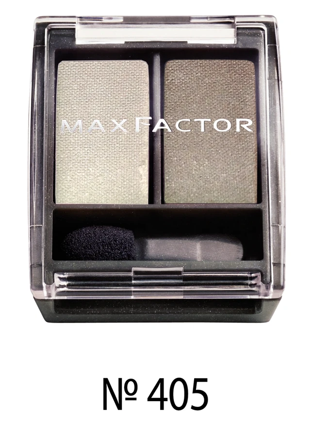 Тіні для очей, сіро-димчасті перламутрові Max Factor Eyeshadow Duo № 405 3.5 г