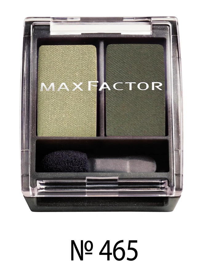 Тіні для очей, сріблясто-трав`яні перламутрові Max Factor Eyeshadow Duo № 465 3,5 г
