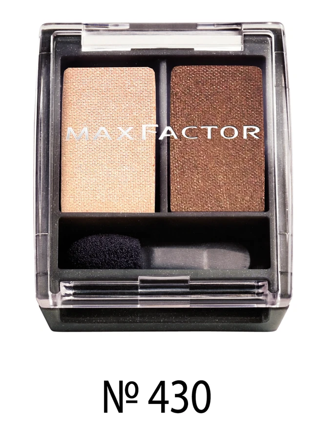 Тіні для очей, персиково-каштановий перламутрові Max Factor Eyeshadow Duo № 430 3,5 г