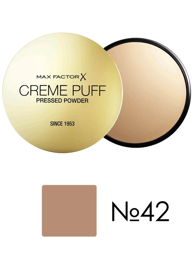 Компактна крем-пудра, темно-бежевий Max Factor Creme Puff №42 21 г