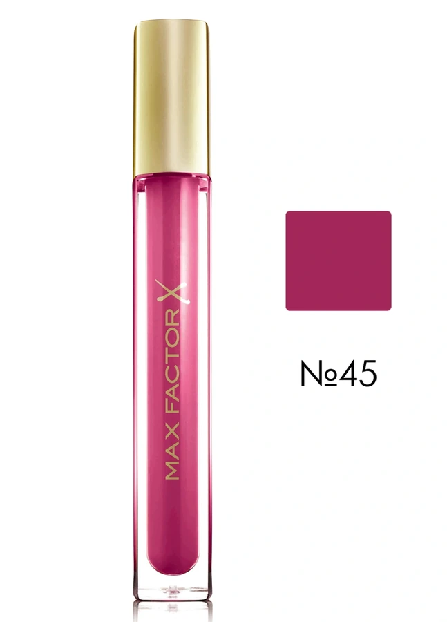 Блиск для губ, приглушений малиновий глянсовий Max Factor Colour Elixir Gloss №45 3,4 мл