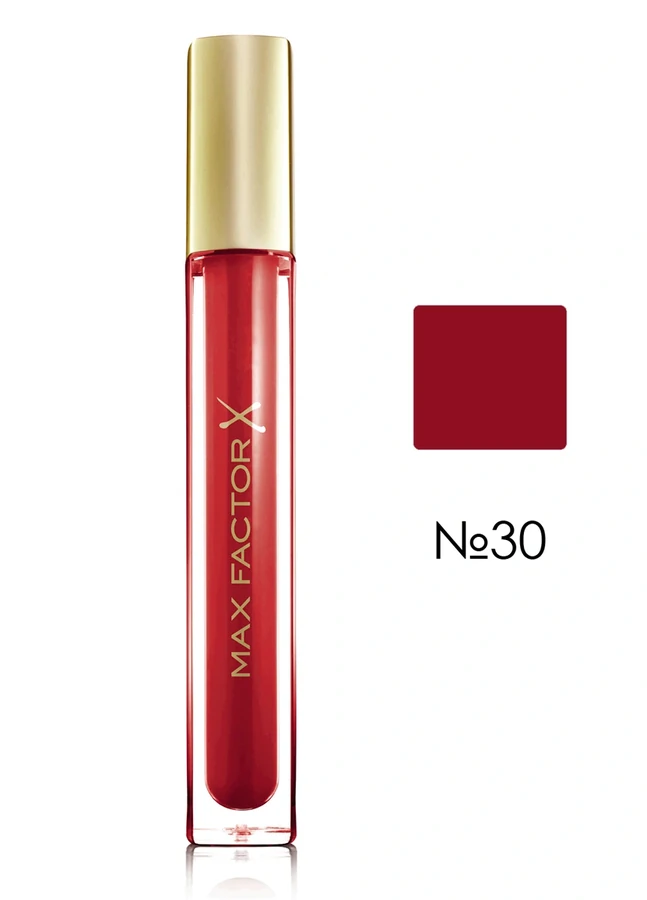 Блиск для губ, класичний червоний глянсовий Max Factor Colour Elixir Gloss №30 3,4 мл