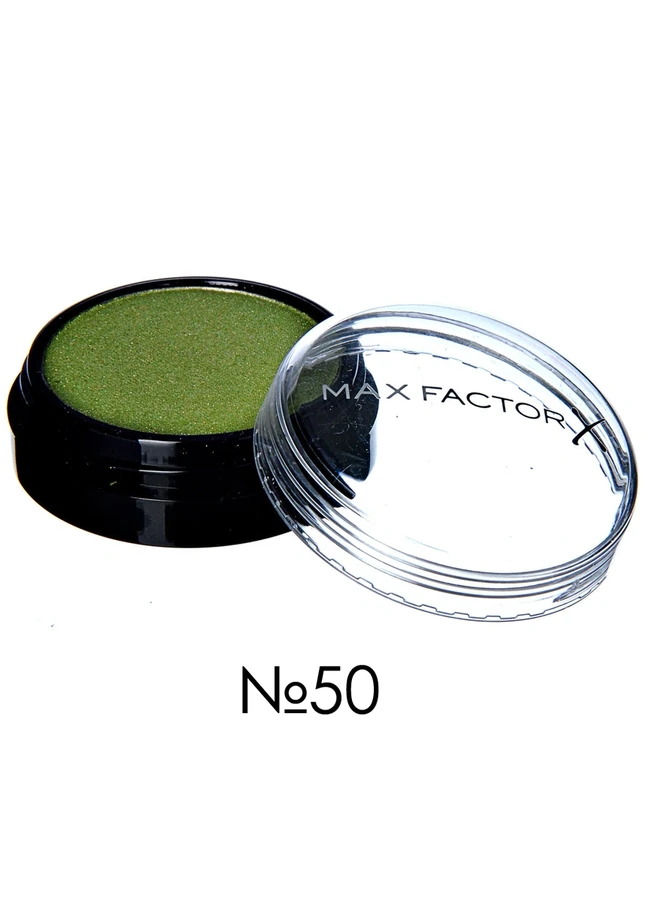 Тіні для очей, салатовий мерехтливий Max Factor Wild Shadow Pots №50 2,7г