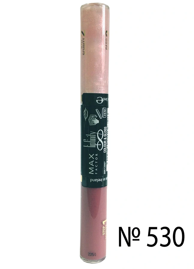 Двостороння помада, сливово-рожевий Max Factor Lipfinity Colour and Gloss №530 2x3 мл