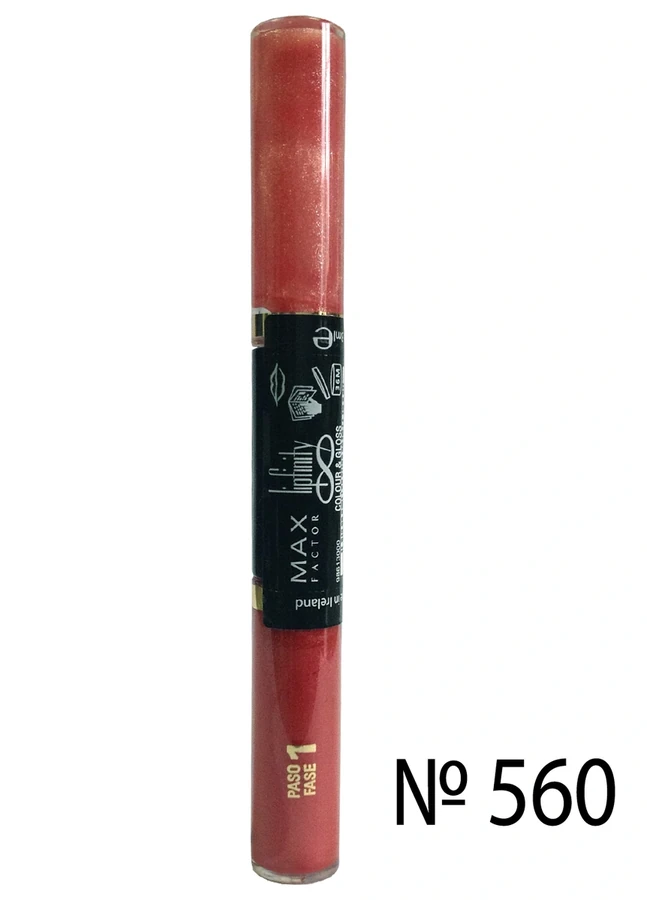 Двостороння помада, коралово-рожевий Max Factor Lipfinity Colour and Gloss №560 2x3 мл