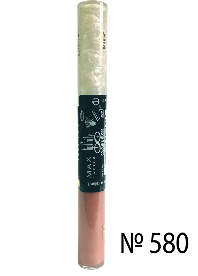 Двостороння помада, натуральний беж Max Factor Lipfinity Colour and Gloss №580 2x3 мл