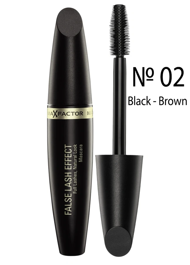 Туш Ефект накладних вій, чорно-коричнева Max Factor False Lash Effect №02 Black-Brown 13,1 мл