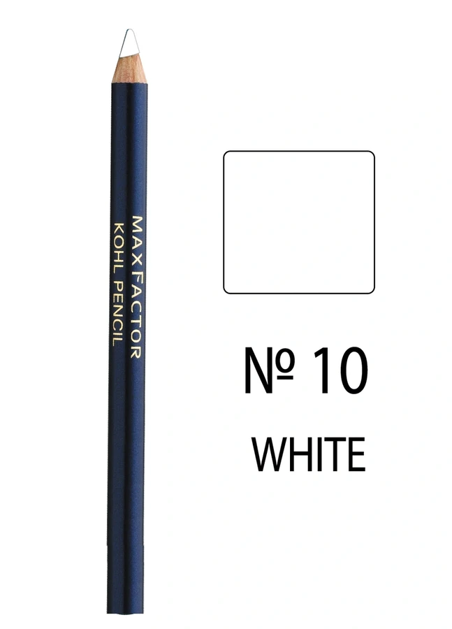 Олівець для очей, білий Max Factor Kohl Pencil №10 White 1,2 г