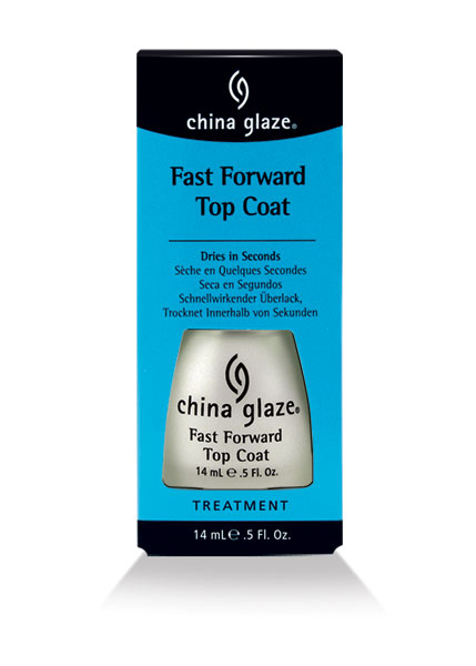 Швидкосохне верхнє покриття для лаку China Glaze Fast Forward Top Coat 14 мл