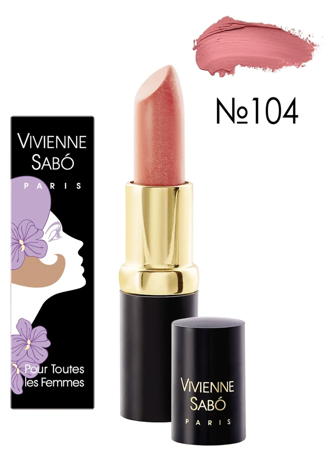 Зволожуюча помада, коричневий, матовий Vivienne Sabo Charme De Vous №104 4 г