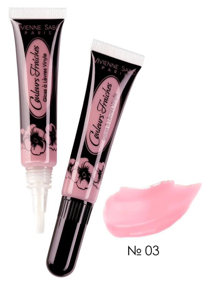 Блиск для губ лаковий, рожевий Vivienne Sabo Couleurs Fraiches №03 8 мл