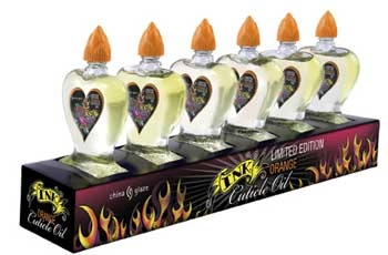 China Glaze Orange Cuticle Oil 625 oz. Display 6PC