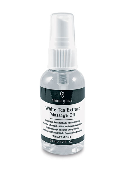 Масажна олія з білим чаєм China Glaze White Tea Extract Massage Oil 59 мл