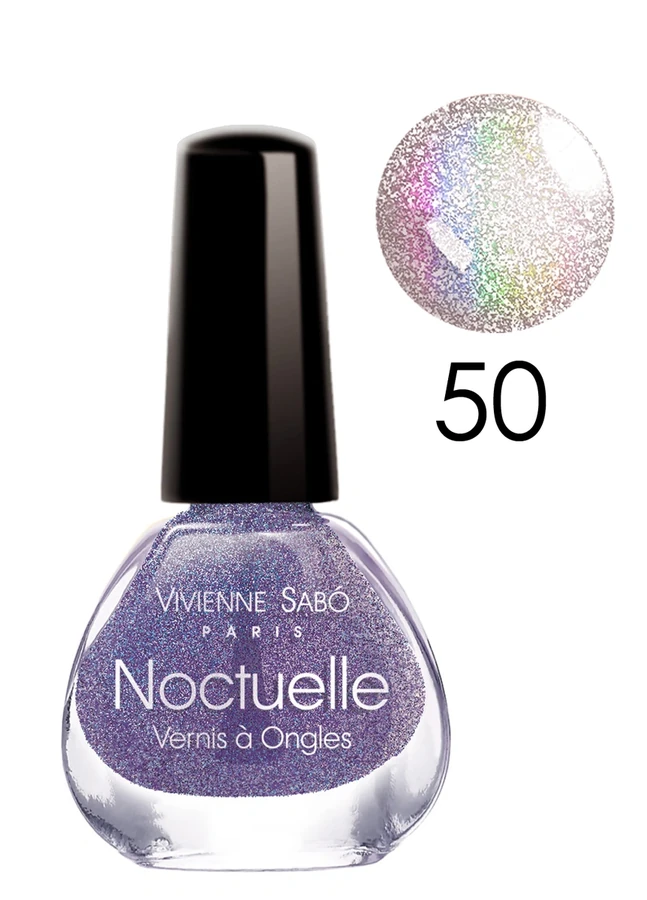 Лак Vivienne Sabo Noctuelle №50 різнокольорові блискітки 6 мл