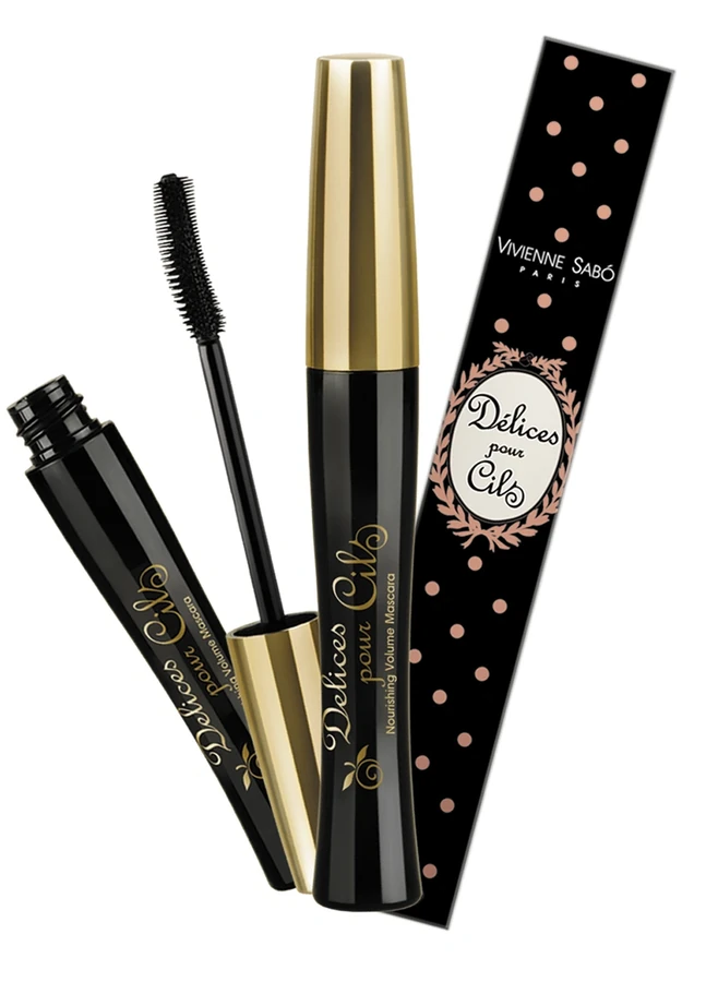 Туш об`ємна, чорний Vivienne Sabo Delices Pour Cils №01 Black 8,5 мл
