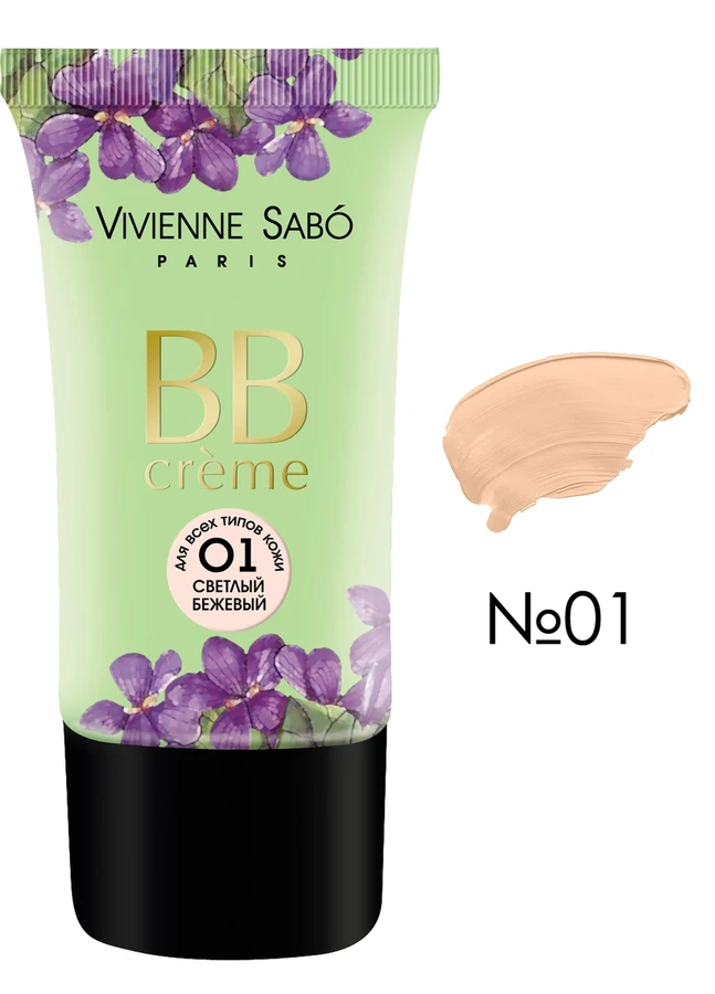 Тональний крем, світлий бежевий Vivienne Sabo BB Creme №1 30мол