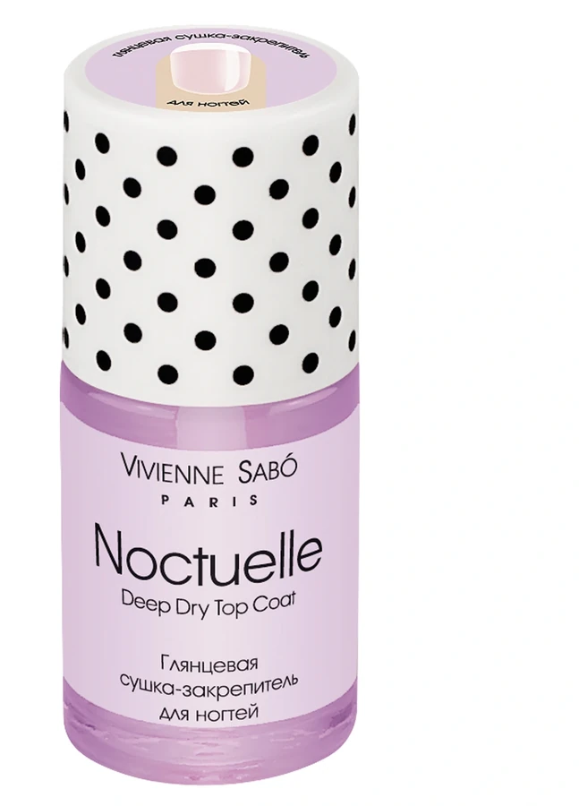 Сушка-закріплювач для нігтів глянцева Vivienne Sabo Noctuelle Deep Dry Top Coat 15мол