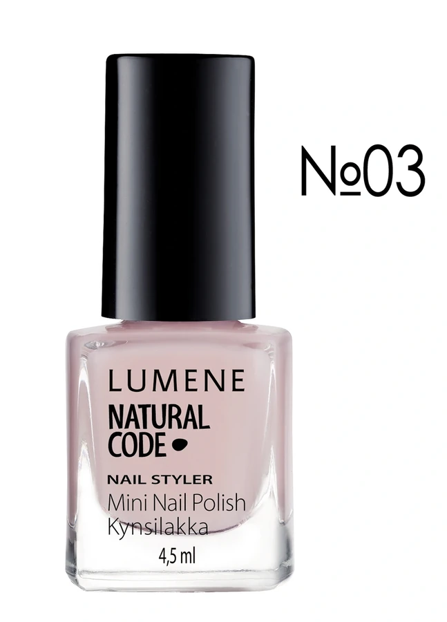 Лак зволожуючий Lumene NC Nail Styler №03 молочно-рожевий, емаль 4,5 мл