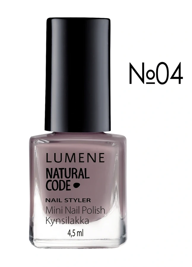 Лак зволожуючий Lumene NC Nail Styler №04 сіро-коричневий, емаль 4,5 мл