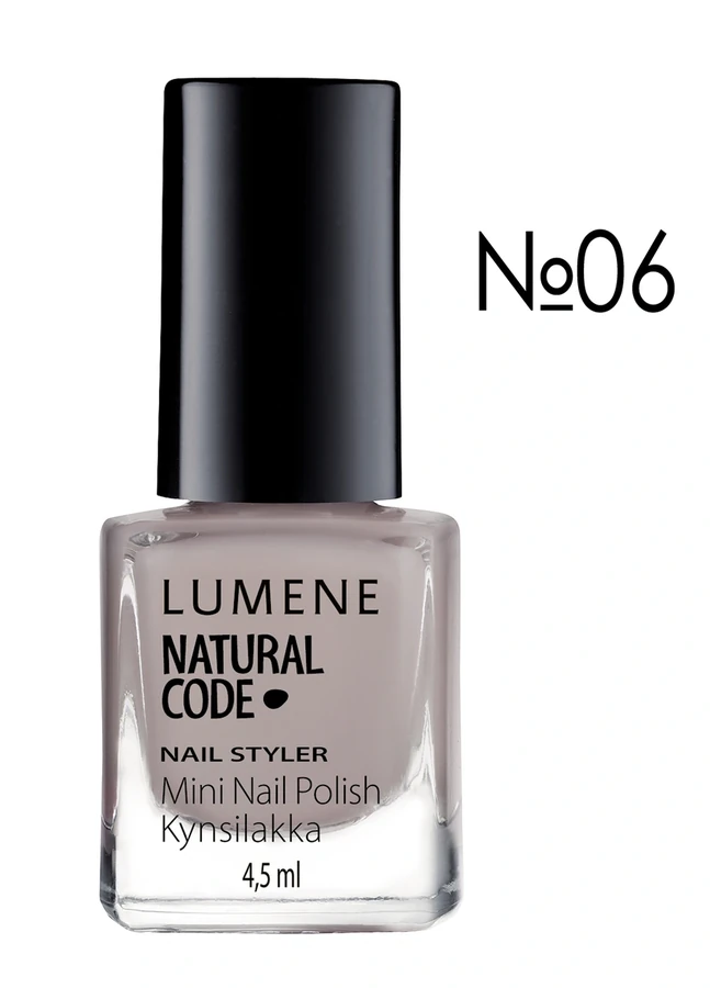 Лак зволожуючий Lumene NC Nail Styler №06 світло-сірий, емаль 4,5 мл