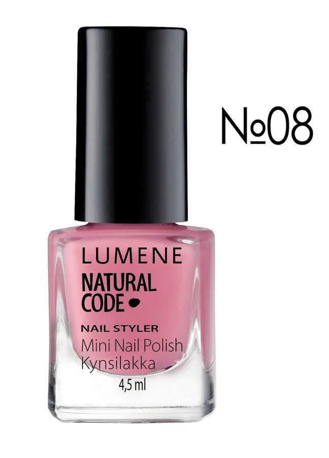 Лак зволожуючий Lumene NC Nail Styler №08 світло-рожевий, емаль 4,5 мл
