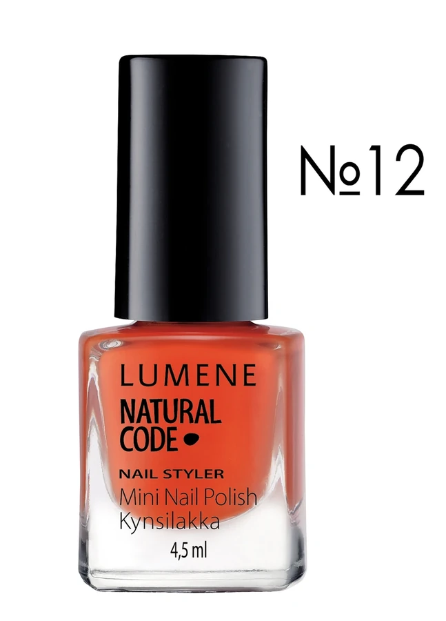 Лак зволожуючий Lumene NC Nail Styler №12 помаранчевий, емаль 4,5 мл