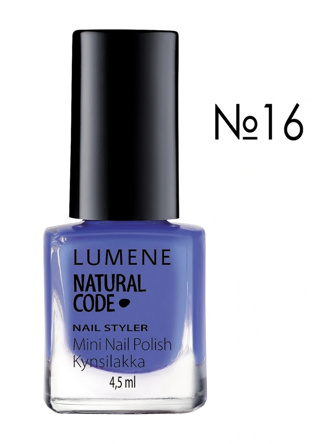 Лак зволожуючий Lumene NC Nail Styler №16 синій ультрамарин, емаль 4,5 мл