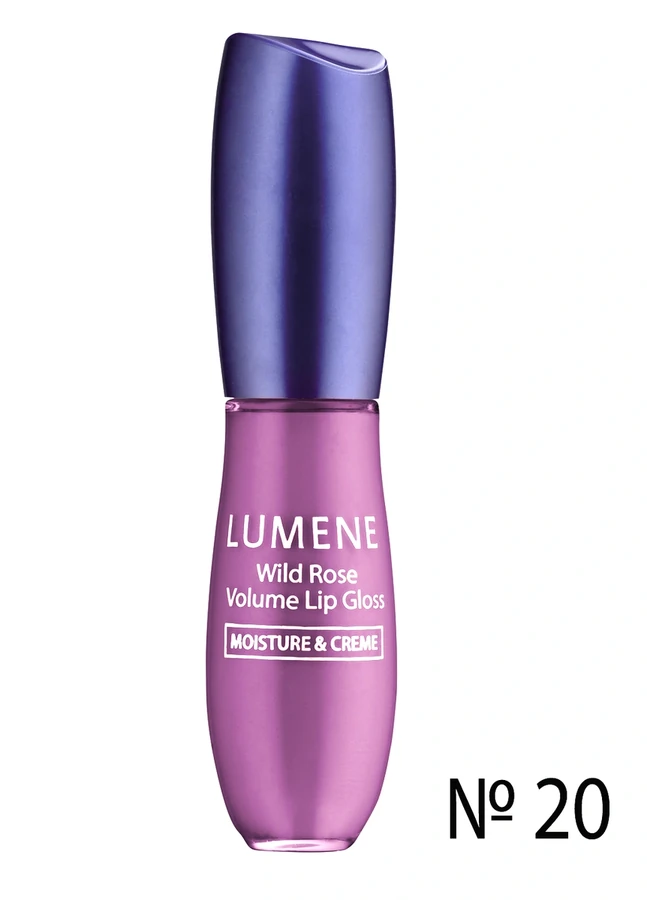 Блиск зволожуючий, ніжно-сливовий Lumene Wild Rose Volume №20 6 мл