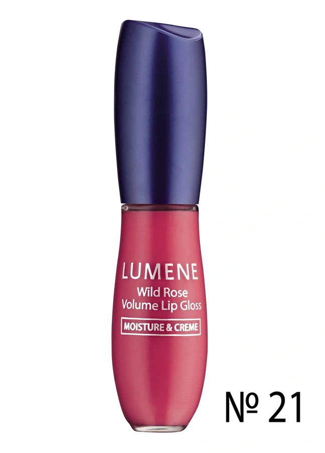 Блиск зволожуючий, рожево-малиновий Lumene Wild Rose Volume №21 6 мл