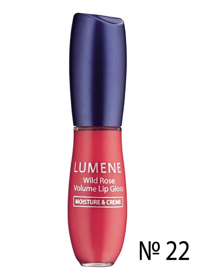 Блиск зволожуючий, прозорий червоний Lumene Wild Rose Volume №22 6 мл