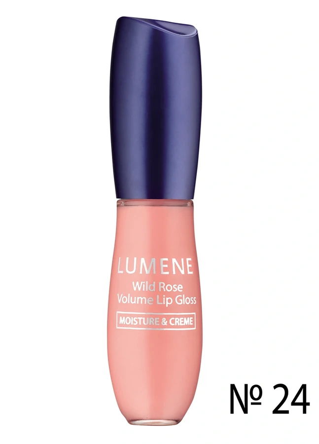Блиск зволожуючий, молочно-рожевий Lumene Wild Rose Volume №24 6 мл