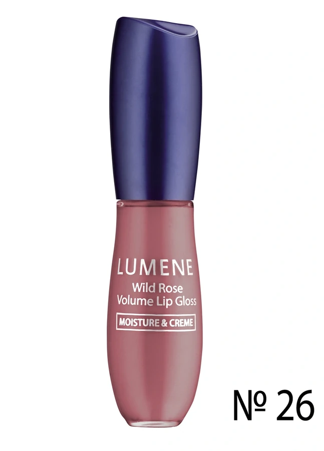 Блиск зволожуючий, сливово-бежевий Lumene Wild Rose Volume №26 6 мл