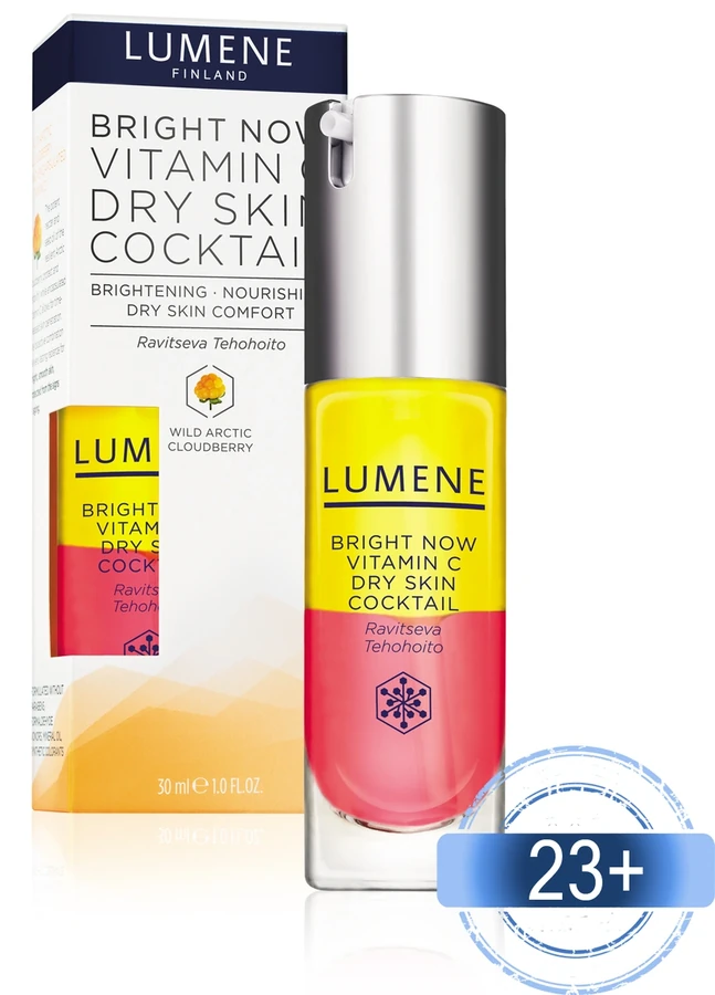 Поживний коктейль для схильної до сухості шкіри Lumene Vitamin C BN Dry Skin Cocktail 30 мл