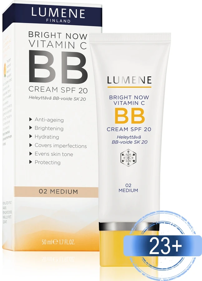 Тонуючий BB крем SPF 20, бежевий Lumene Vitamin C BB SPF20 №02 50 мл