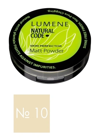 Пудра матуюча, молочно-бежевий Lumene NC Matt Powder №10 10 г