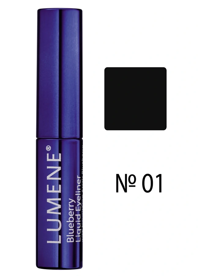 Підводка для очей з чорницею, насичений чорний Lumene Blueberry Liquid Eyeliner №01 2,8 мл