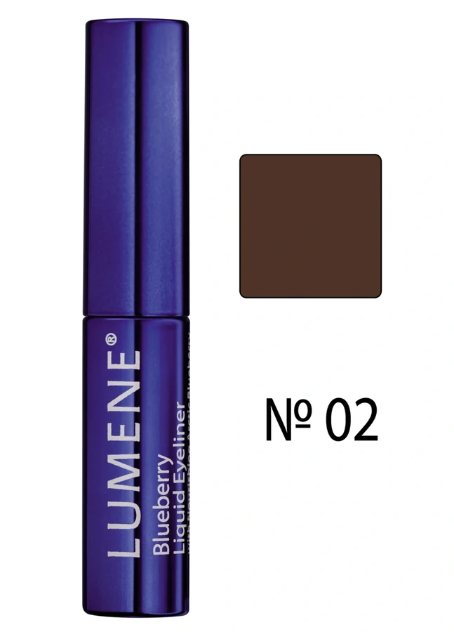 Підводка для очей з чорницею, темно-коричневий Lumene Blueberry Liquid Eyeliner №02 2,8 мл