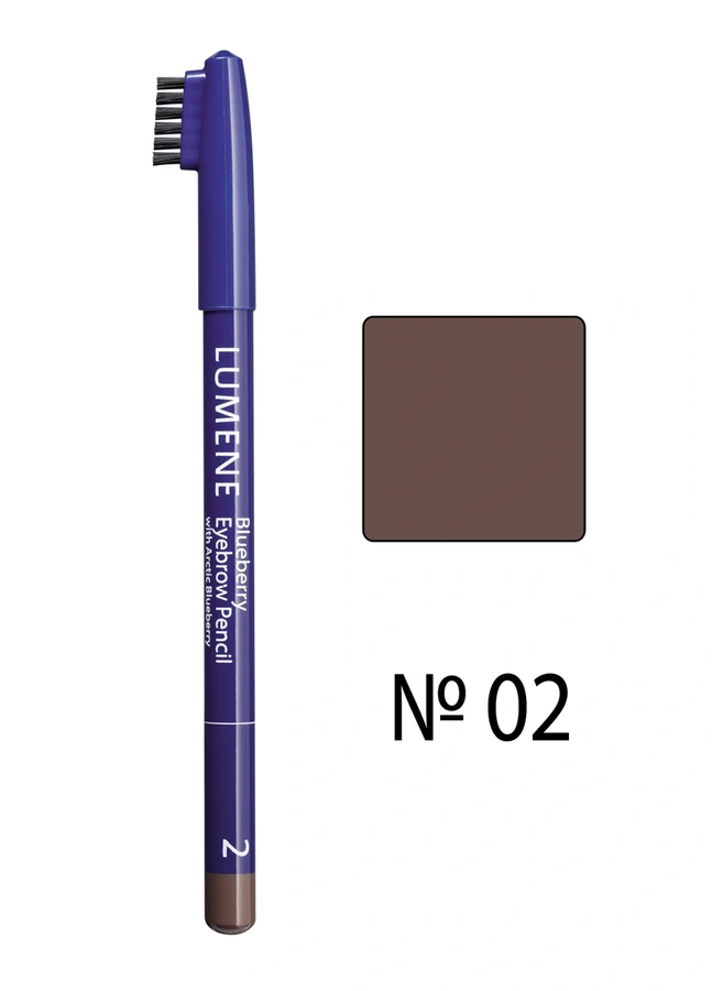 Олівець для брів з чорницею, сіро-коричневий Lumene Blueberry Eyebrow №02 1,1 г