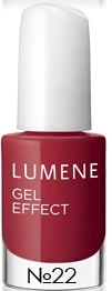 Лак для нігтів з гелевими мінералами, червоний Lumene Gel Effect №22 5 мл