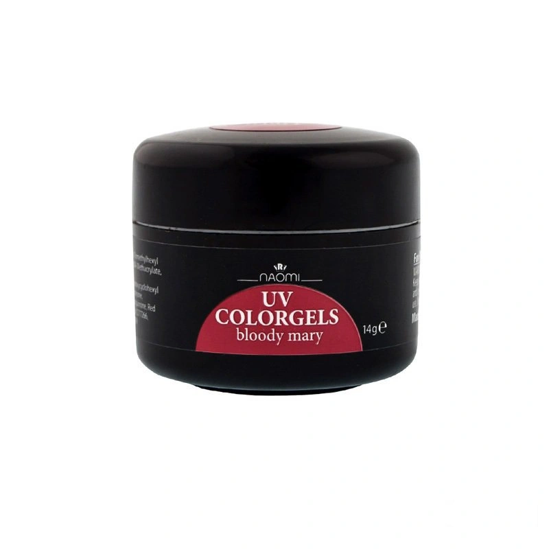 Кольоровий гель Кривава Мері Naomi UV Colorgel Bloody Mary 14г