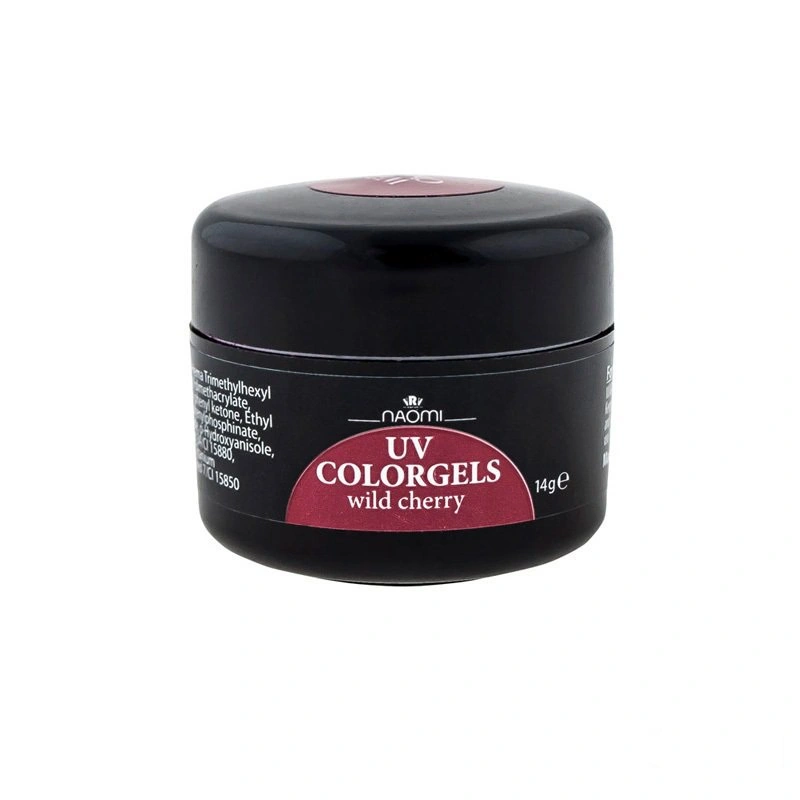 Камуфляжний кольоровий гель Дика вишня Naomi UV Colorgels Wild Cherry 14 г
