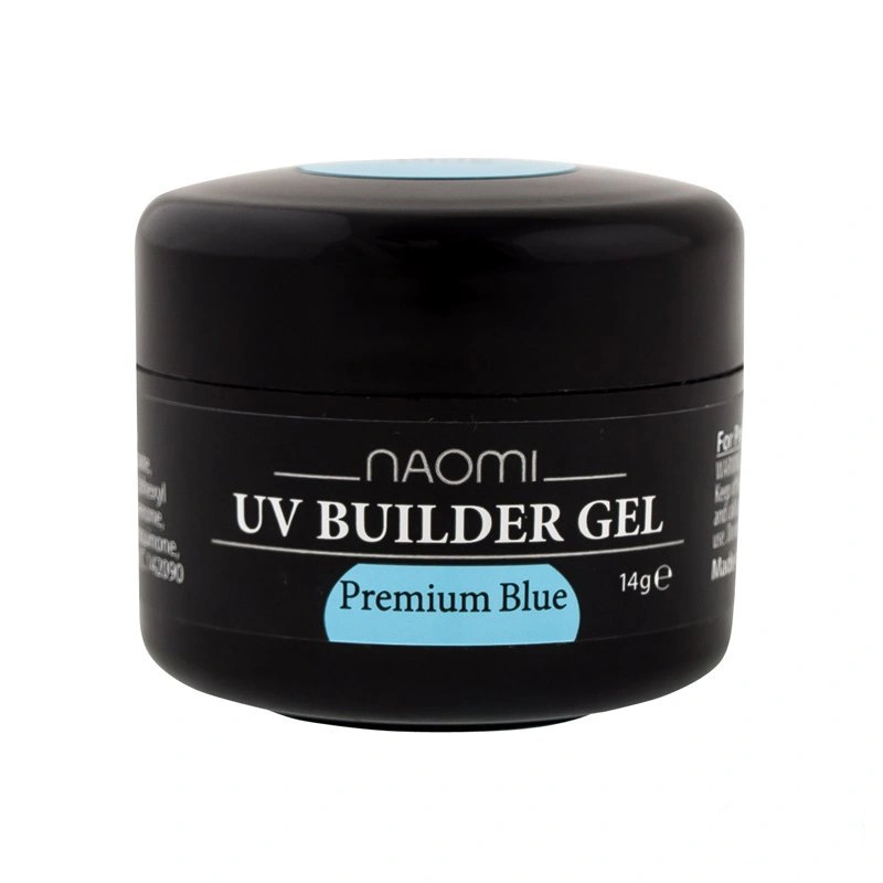 Конструюючий гель Блакитний Naomi UV Builder Gel Premium Blue 14 г