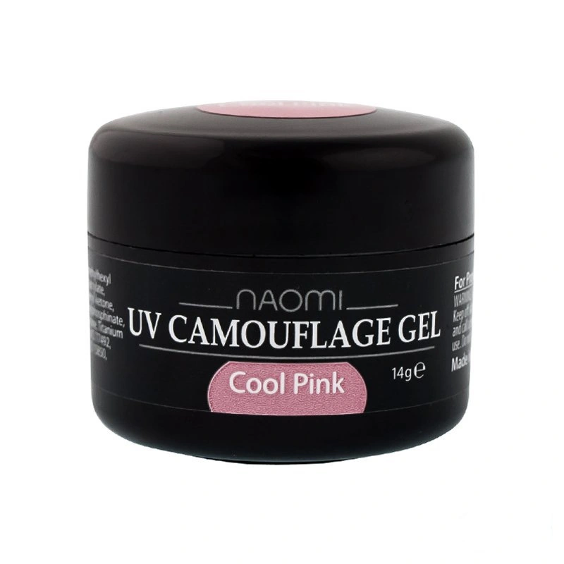 Камуфлюючий гель Холодний рожевий Naomi UV Camouflage Gel Cool Pink 14г