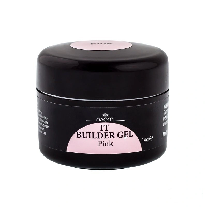 Рожевий гель, що конструює Naomi IT Builder Gel Pink 14 г